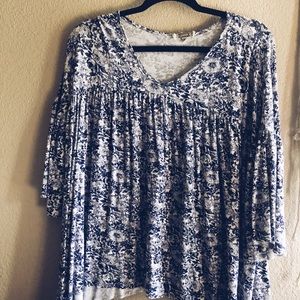 Boho flowy top